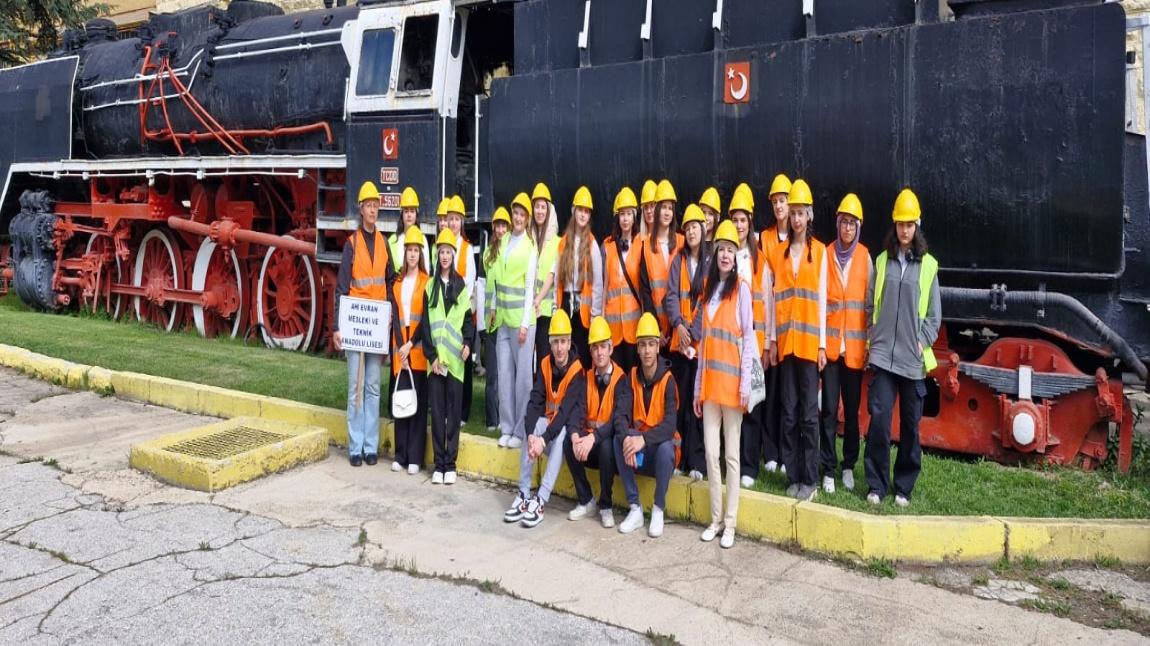 11/D sınıfı öğrencileri TURASAŞ Eskişehir Bölge Müdürlüğü'ne gezi düzenlediler